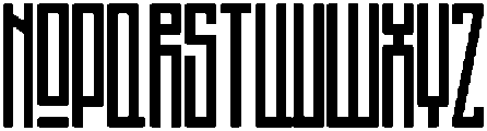 Monophone Regular otf (400) Font LOWERCASE