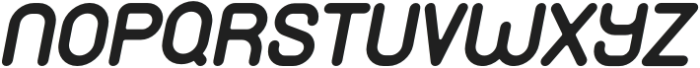 Monoround Italic otf (400) Font UPPERCASE