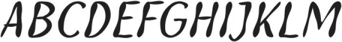 Monotime Italic otf (400) Font UPPERCASE