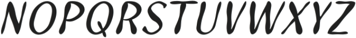 Monotime Italic otf (400) Font LOWERCASE