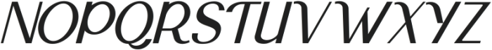Monquerta Italic ttf (400) Font UPPERCASE