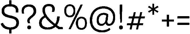 Monroe Light otf (300) Font OTHER CHARS