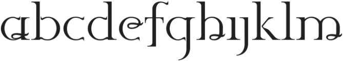 Monsieur-Medium ttf (500) Font LOWERCASE