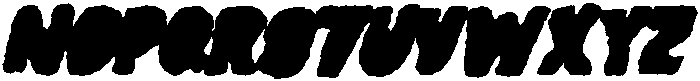 Monsta Mash Caps Backing Slant otf (400) Font LOWERCASE