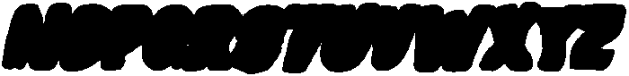 Monsta Mash Caps Backing2 Slant otf (400) Font LOWERCASE