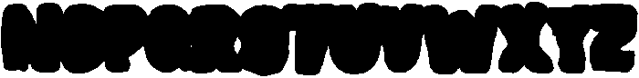 Monsta Mash Caps Backing2 otf (400) Font LOWERCASE