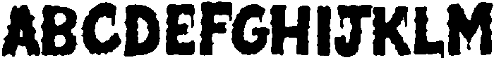 Monsta Mash Caps Regular otf (400) Font UPPERCASE