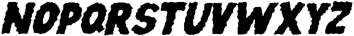 Monsta Mash Caps Slant otf (400) Font LOWERCASE