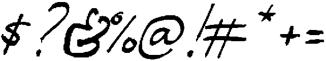 Monsta Mash Script Slant otf (400) Font OTHER CHARS