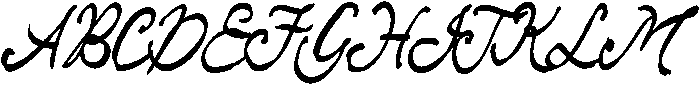 Monsta Mash Script Tall Slant otf (400) Font UPPERCASE