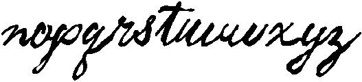 Monsta Mash Script Tall Slant otf (400) Font LOWERCASE