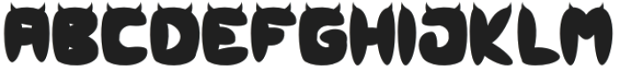 Monster Cubby Regular otf (400) Font LOWERCASE