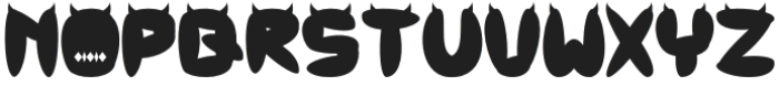 Monster Cubby Regular otf (400) Font LOWERCASE