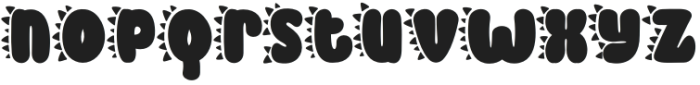 Monster Mash Dino 1 otf (400) Font LOWERCASE