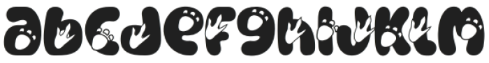 Monster Mash Dino 5 otf (400) Font LOWERCASE