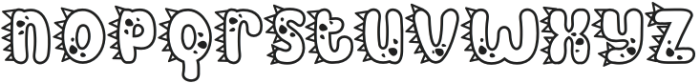 Monster Mash Monster 1 otf (400) Font LOWERCASE