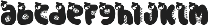 Monster Mash Monster 2 otf (400) Font LOWERCASE