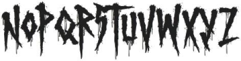 Monster Nightmare otf (400) Font LOWERCASE