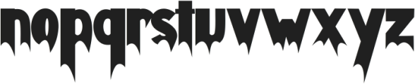 Monster Phantom otf (400) Font LOWERCASE