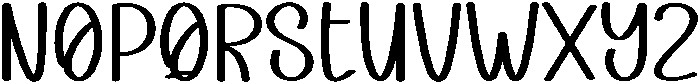 Monster Regular otf (400) Font LOWERCASE