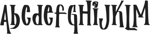 Monster Spooky otf (400) Font UPPERCASE
