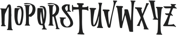 Monster Spooky otf (400) Font LOWERCASE
