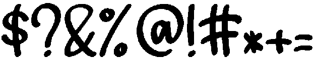 Monstera Regular otf (400) Font OTHER CHARS