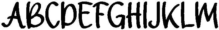 Monstera Regular otf (400) Font UPPERCASE