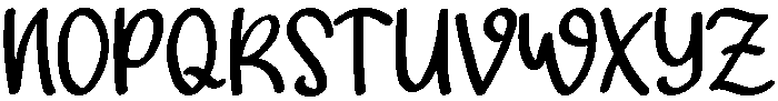 Monstera Regular otf (400) Font UPPERCASE