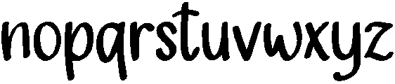 Monstera Regular otf (400) Font LOWERCASE
