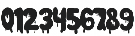 Monsterfield Bloody otf (400) Font OTHER CHARS