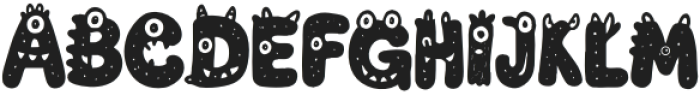 Monsterino Regular otf (400) Font UPPERCASE
