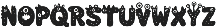 Monsterino Regular otf (400) Font UPPERCASE