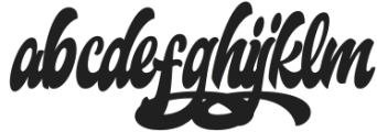 Monsterlight-Regular otf (300) Font LOWERCASE