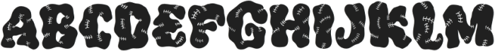 MonstermeldRegular otf (400) Font UPPERCASE