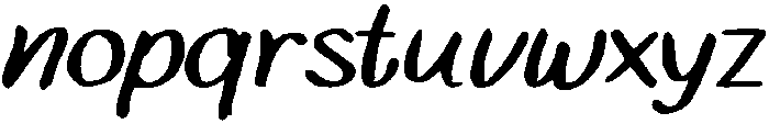 Monsters otf (400) Font LOWERCASE