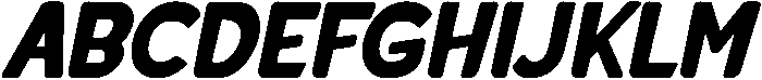 Monstip Italic otf (400) Font UPPERCASE