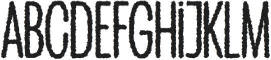 Monstrous Regular otf (400) Font LOWERCASE