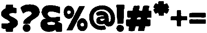 Monta Grande Rough otf (400) Font OTHER CHARS