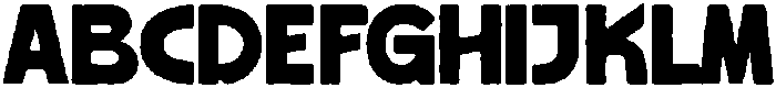 Monta Grande Rough otf (400) Font UPPERCASE