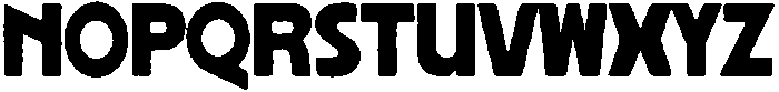 Monta Grande Rough otf (400) Font UPPERCASE
