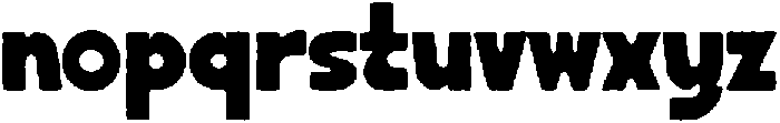 Monta Grande Rough otf (400) Font LOWERCASE