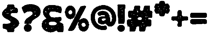 Monta Grande Stamp otf (400) Font OTHER CHARS
