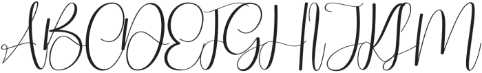 Montage Signature Regular otf (400) Font UPPERCASE