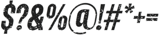 MontageGrunge Italic otf (400) Font OTHER CHARS