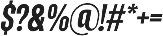 MontageOblique Italic otf (400) Font OTHER CHARS