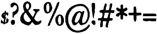 Montague-Rough Regular otf (400) Font OTHER CHARS