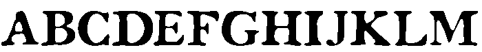 Montague-Rough Regular otf (400) Font UPPERCASE