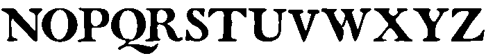 Montague-Rough Regular otf (400) Font UPPERCASE