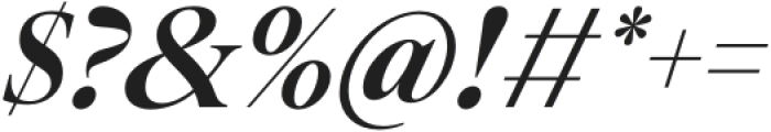 Montaigne Bold Italic otf (700) Font OTHER CHARS